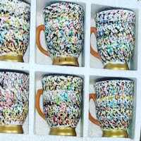 Terracotta Painted Cup Set of 6 – Handcrafted, Eco-Friendly & Stylish