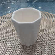 Glass Shape Ceramic Pot